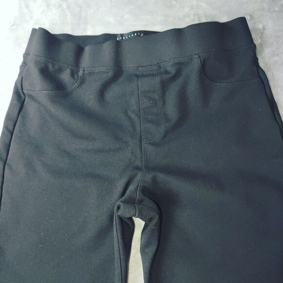 Sanctury by Anthropologie Womens Pants Size LP Black Corporate Goth Career - Picture 2 of 9